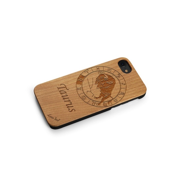 WOODEN CASE FOR IPHONE 7+ TAURUS - Picture 3 of 4